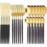 Dourado + Cabo Preto 24 Peças