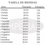 Conjunto Jogo 13pç Antiaderente Teflon Inmetro Tampa Vidro