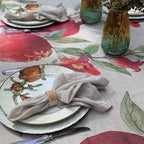 Kit 6 Guardanapos 42 cm x 42 cm Linho Misto com bainha para Mesaposta