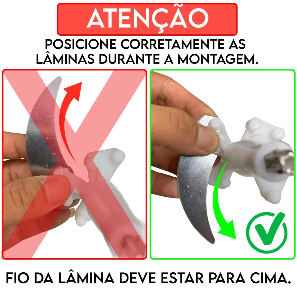 Multiprocessador Elétrico ChefMaster 7X - Potente, Moderno e Durável 🔥